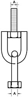Figure 701 - Male and Female Swing Rod Fitting